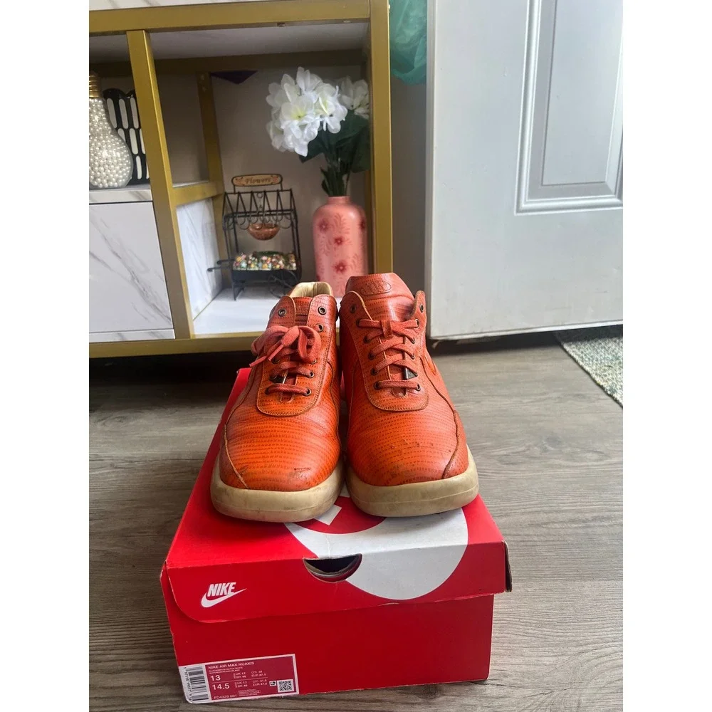 Havana Joe Men's Leather Mid Top Orange Boot EV10 Size 13 Made In Spain
